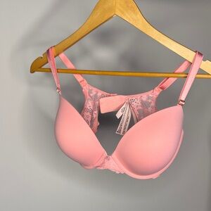 Victoria's Secret Pink Lace Detail T-Shirt Bra